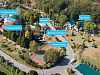  #map# Санаторий Вилла «Арнест», Кисловодск. Карта территории